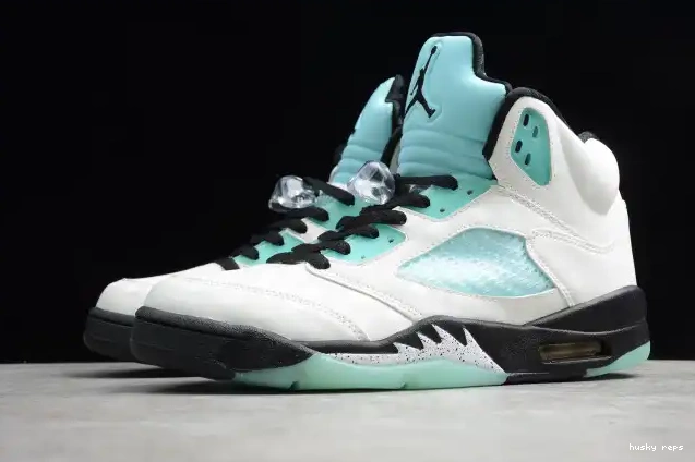Rep Husky Air Jordan Island 5 CN2932-100 Green 0414